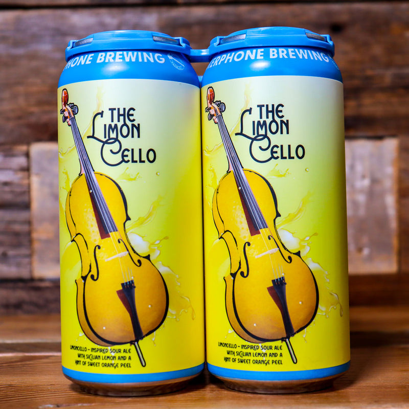 Mikerphone Maplewood The Limon Cello Sour Ale w/ Lemon and Orange Peel 16 FL. OZ. 4PK Cans