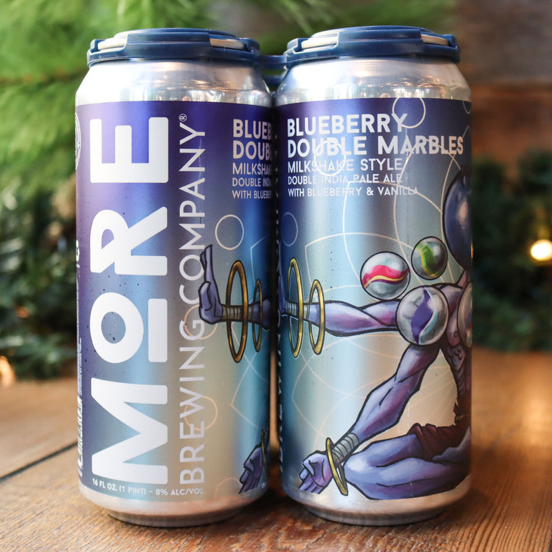 More Blueberry Double Marbles Milkshake Style DIPA 16 FL. OZ. 4PK Cans