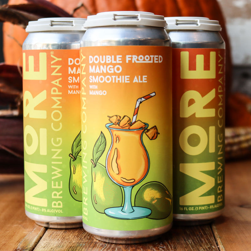 More Double Frooted Mango Smoothie Ale 16 FL. OZ. 4PK Cans