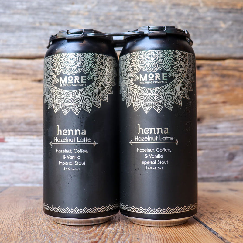 More Henna Hazelnut Latte Imperial Stout 16 FL. OZ. 2PK Cans