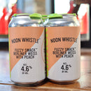 Noon Whistle Fuzzy Smack Sour w/Peaches 12 FL. OZ 4PK Cans