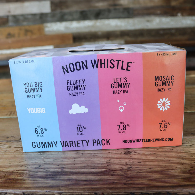 Noon Whistle Gummy Variety Pack 16 FL. OZ. 8PK Cans