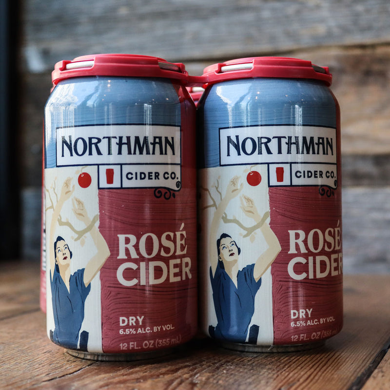Northman Rose Cider Dry 12 FL. OZ. 4PK Cans
