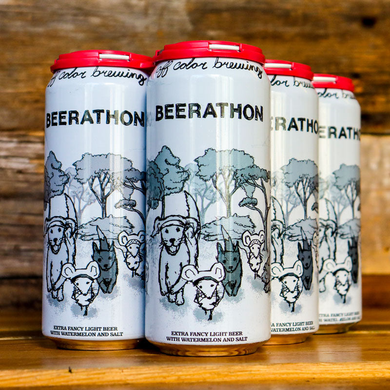 Off Color Beerathon Light Beer w/ Watermelon and Salt 16 FL. OZ. 6PK Cans