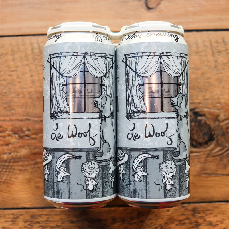 Off Color Le Woof Biere De Garde Style Ale 16 FL. OZ. 4PK Cans