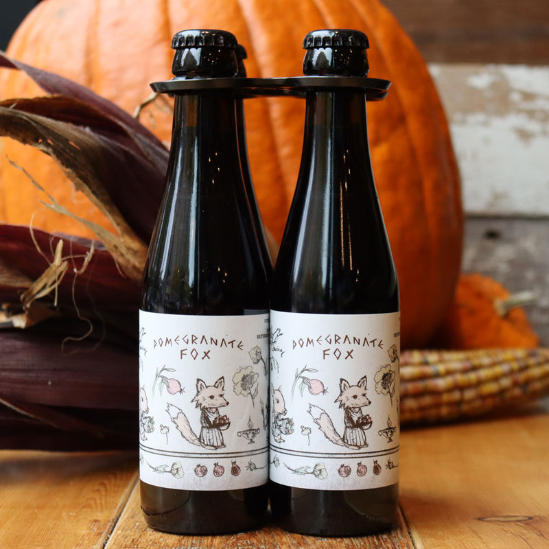 Off Color Pomegranate Fox Foedre Fermented Wild Ale 8.5FL. OZ 4PK
