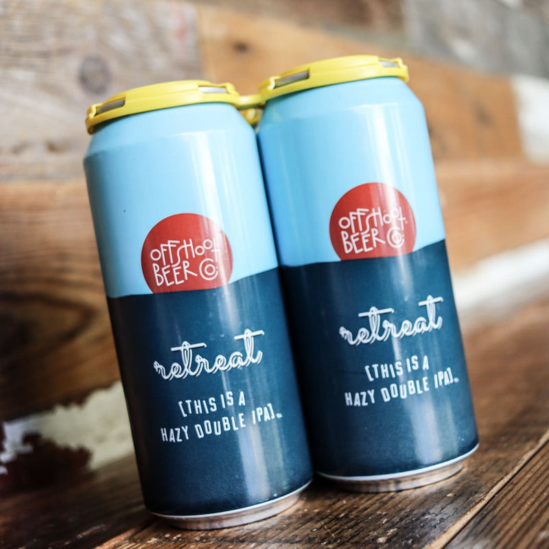 Off Shoot Retreat Hazy DIPA 16 FL. OZ. 4PK Cans