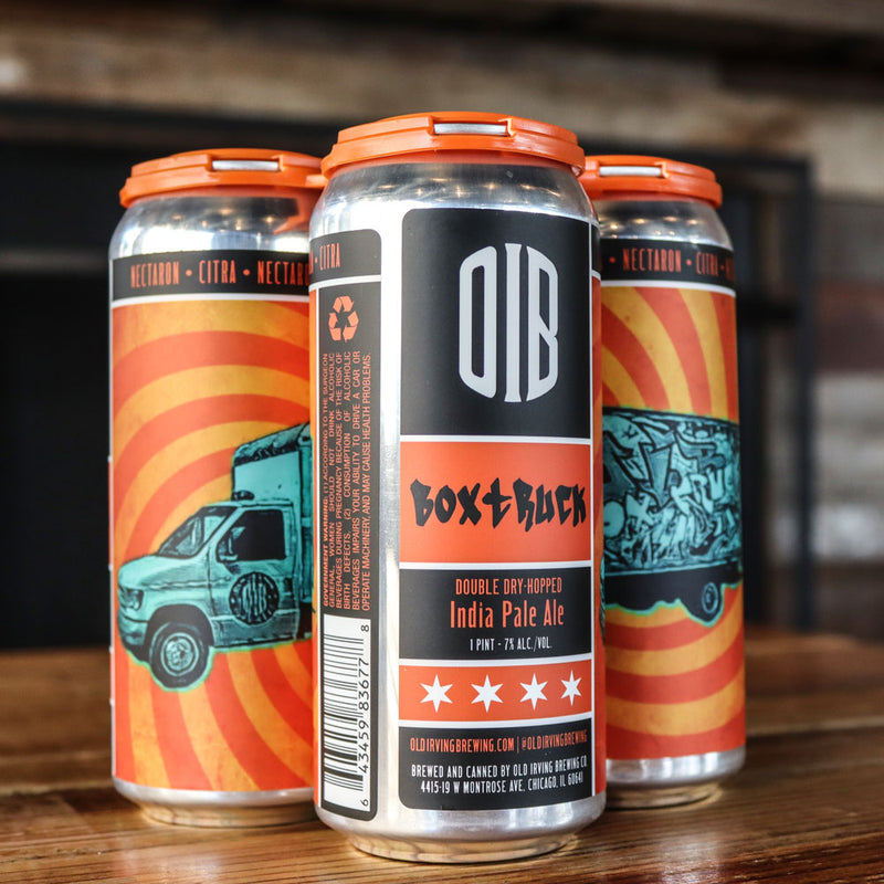 Old Irving Boxtruck DDH IPA 16 FL. OZ. 4PK Cans