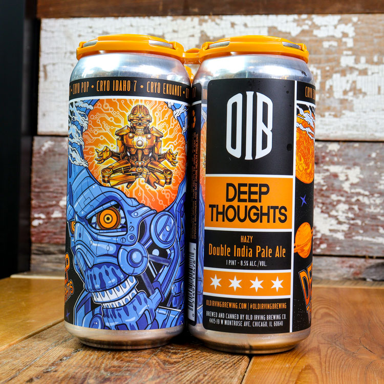 Old Irving Deep Thoughts Hazy DIPA 16 FL. OZ. 4PK Cans