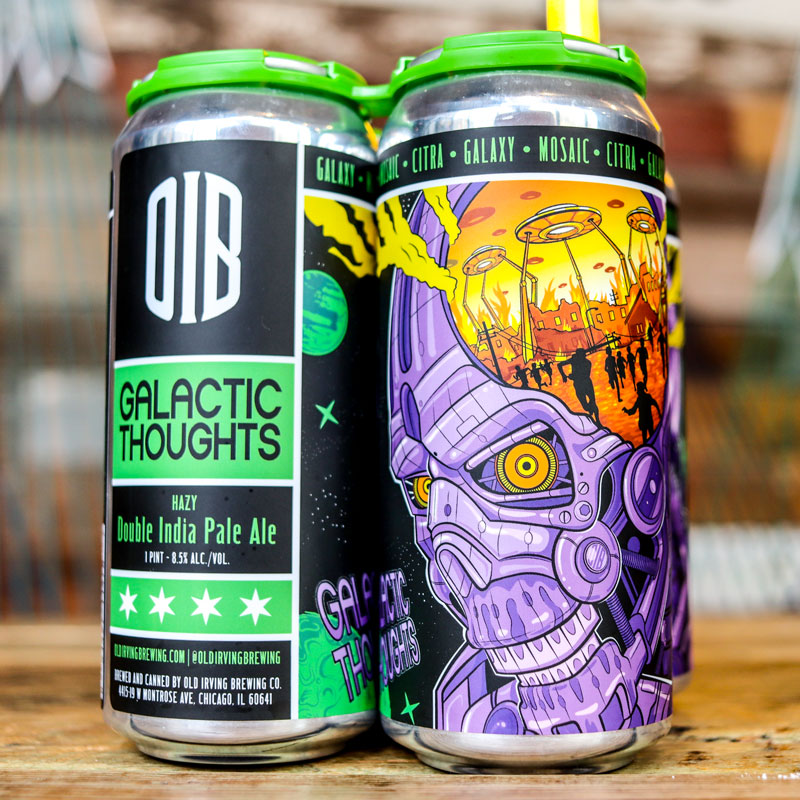 Old Irving Galactic Thoughts Hazy DIPA 16 FL. OZ. 4PK Cans