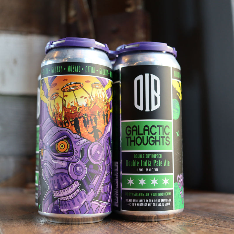 Old Irving Galactic Thoughts DDH DIPA 16 FL. OZ. 4PK Cans