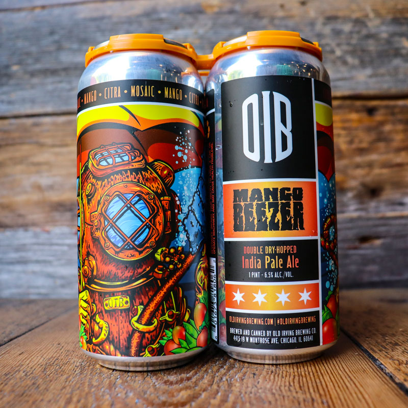 Old Irving Mango Beezer DDH IPA 16 FL. OZ. 4PK Cans