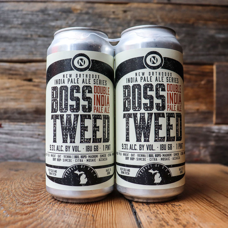 Old Nation Boss Tweed DIPA 16 FL. OZ. 4PK Cans