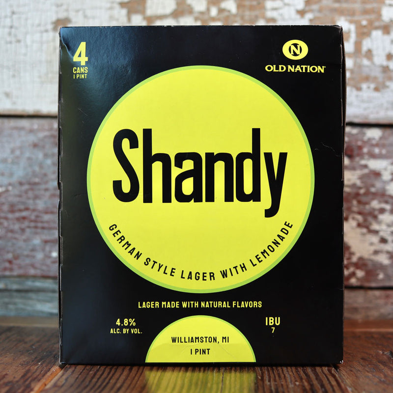 Old Nation Shandy German Style Lager w/Lemonade 16 FL. OZ. 4PK Cans