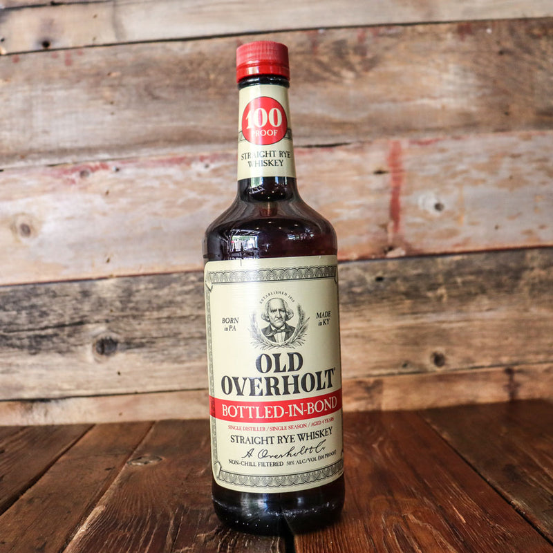 Old Overholt Bottled In Bond Straight Rye Whiskey 750ml.