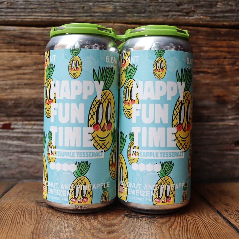 Karben4 Happy Fun Time Pineapple Tesseract Hefe 16 FL. OZ. 4PK Cans