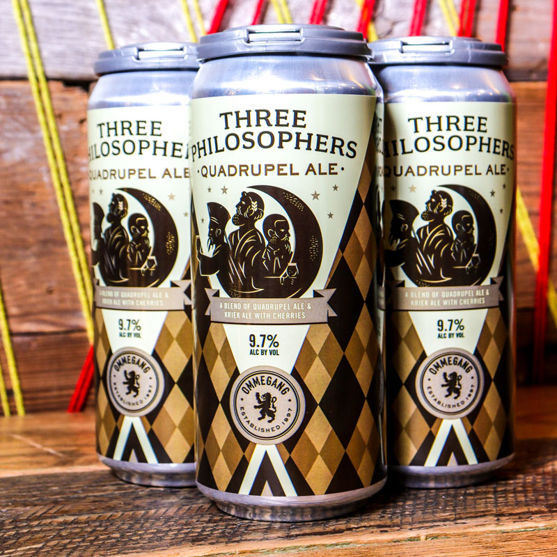 Ommegang Three Philosophers Quadrupel Ale 16 FL. OZ. 4PK Cans