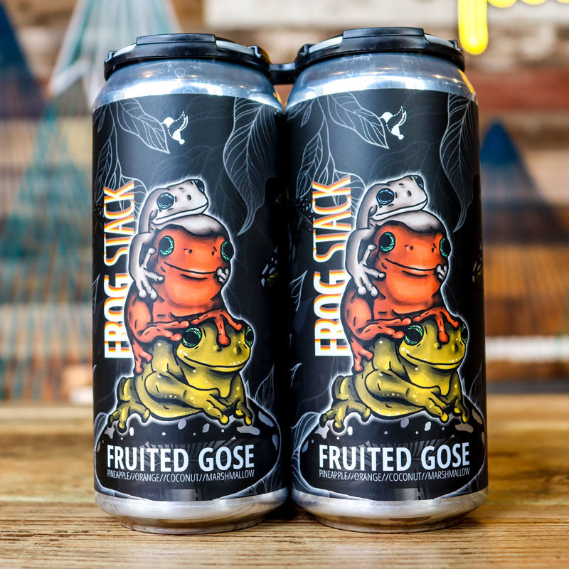 Phase Three Frog Stack Fruited Gose Pineapple, Orange,Coconut Marshmallow 16 FL. OZ. 4PK Cans