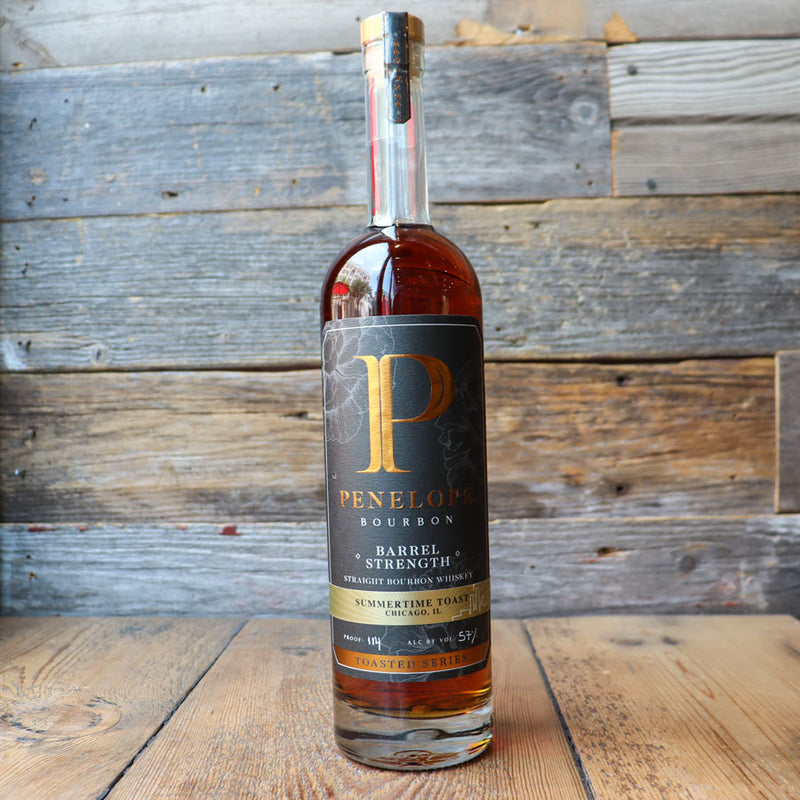 Penelope Barrel Strength Chicago Summertime Toast Bourbon Whiskey 750ml.