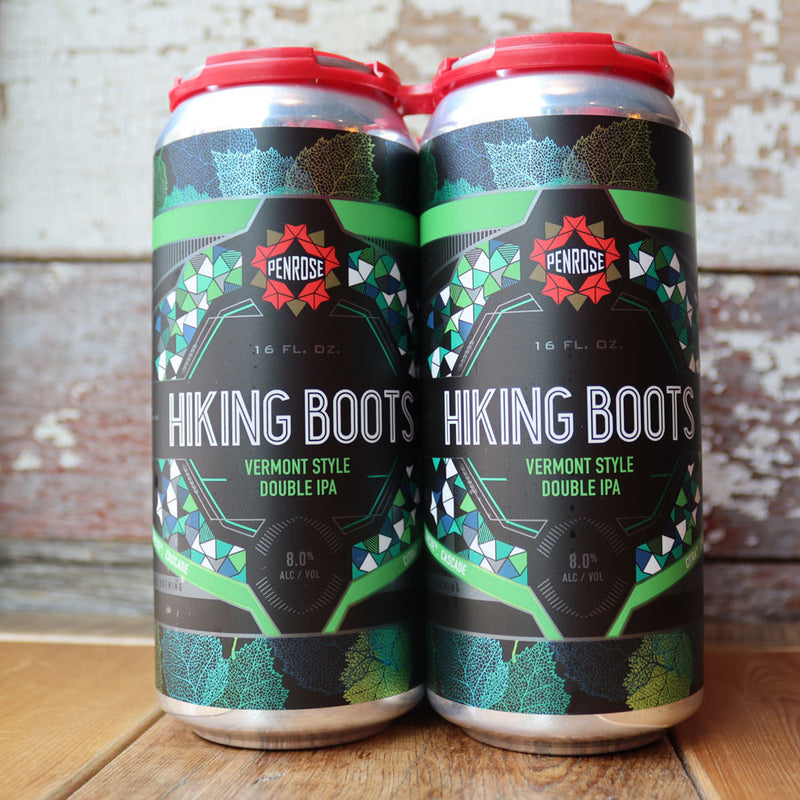 Hiking Boots Vermont Style DIPA 16 FL. OZ. 4PK Cans.