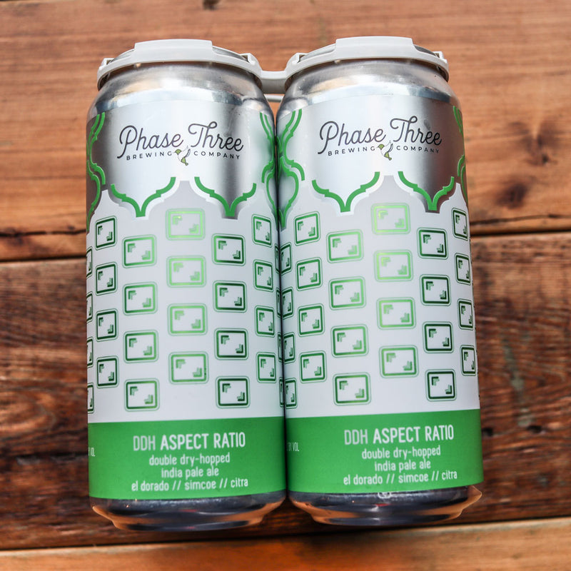 Phase Three DDH Aspect Ratio IPA 16 FL. OZ. 4PK Cans