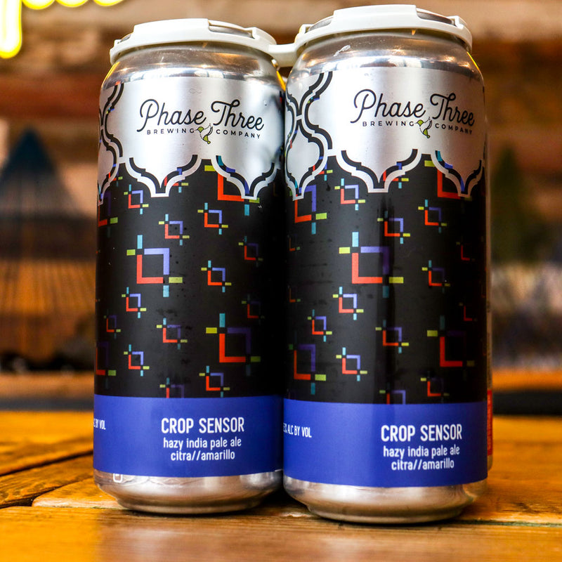 Phase Three Crop Sensor Hazy IPA 16 FL. OZ. 4PK Cans