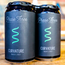 Phase Three Curvature Batch 1 2023 Imperial Stout w/ Ghana Cocoa Nibs & Hazelnut 12 FL. OZ. 2PK Cans
