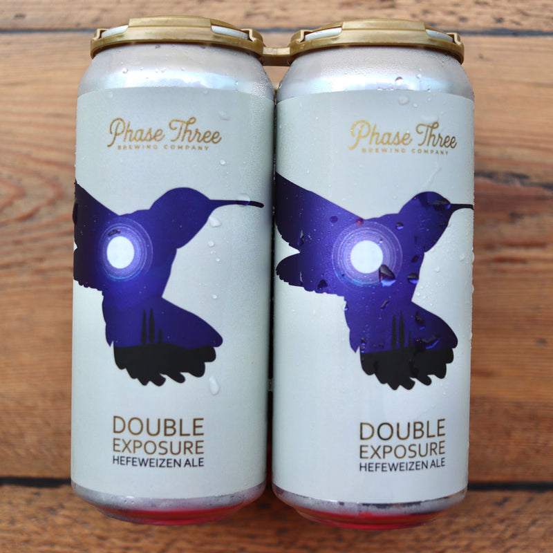 Phase Three Double Exposure Hefeweizen Ale 16 FL. OZ. 4PK Cans