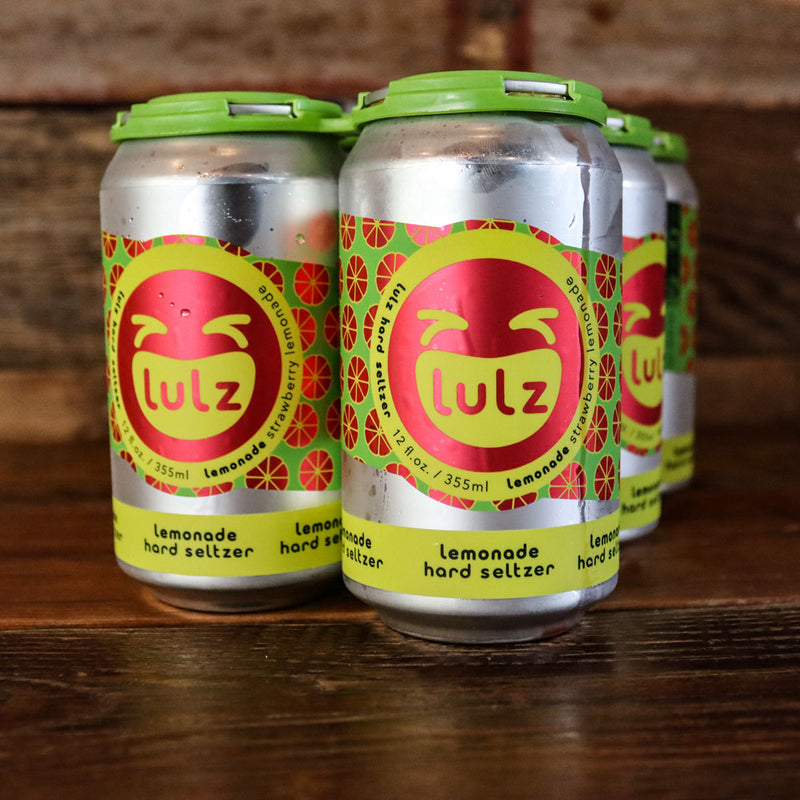 Phase Three Lulz Strawberry Lemonade Hard Seltzer 12 Fl. OZ. 6PK Cans