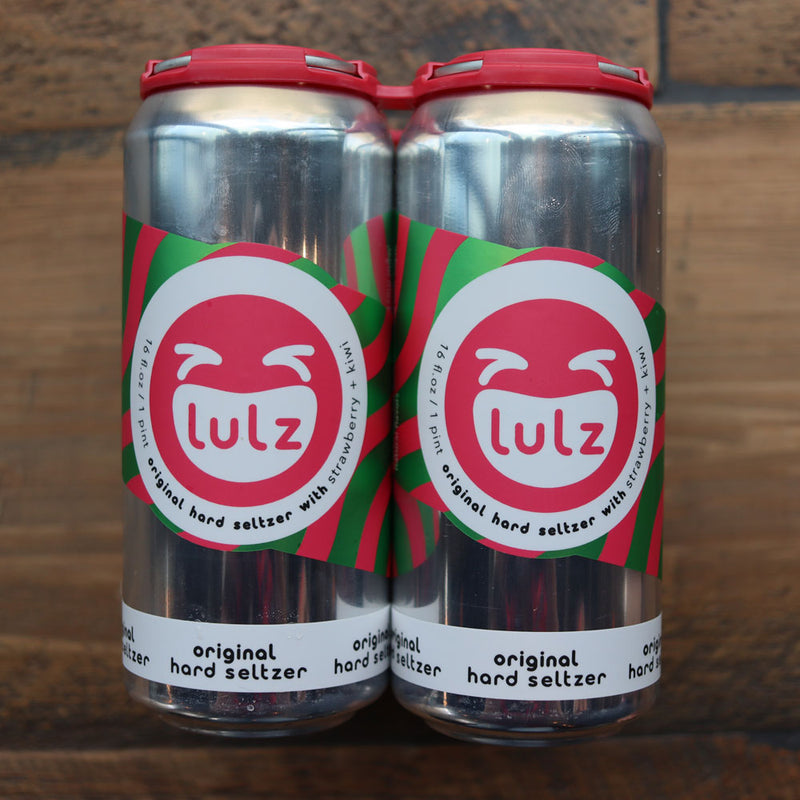 Phase Three Lulz Strawberry & Kiwi Hard Seltzer 16 FL. OZ. 4PK Cans