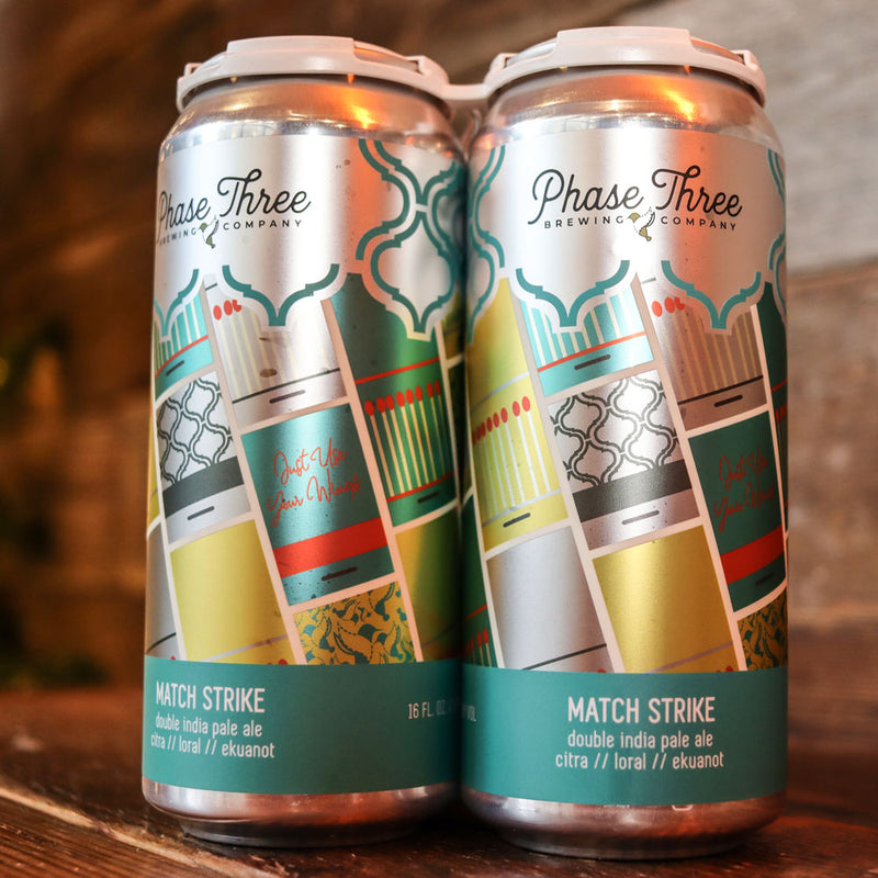 Phase Three Match Strike DIPA 16 FL. OZ. 4PK Cans