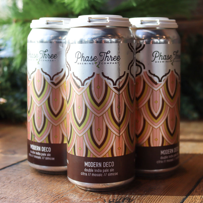 Phase Three Modern Deco DIPA 16 FL. OZ. 4PK Cans