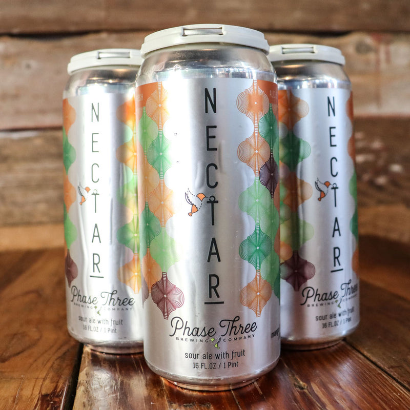 Phase Three Nectar Mango Passion Fruit Key Lime Sour Ale 16 FL. OZ. 4PK Cans