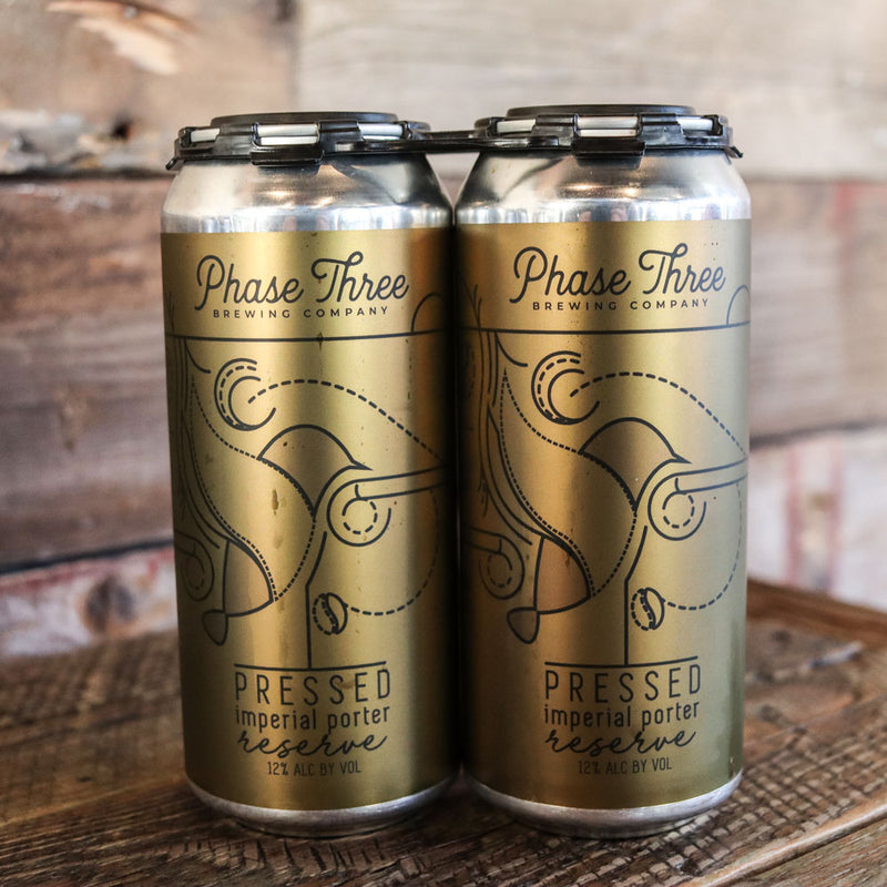Phase Three Pressed Imperial Porter Reserve 16 FL. OZ. 2PK Cans