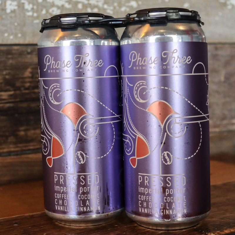 Phase Three Pressed Imperial Porter 16 FL. OZ. 2PK Cans