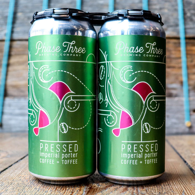 Phase Three Pressed Imperial Porter Coffee + Toffee 16 FL. OZ. 2PK Cans