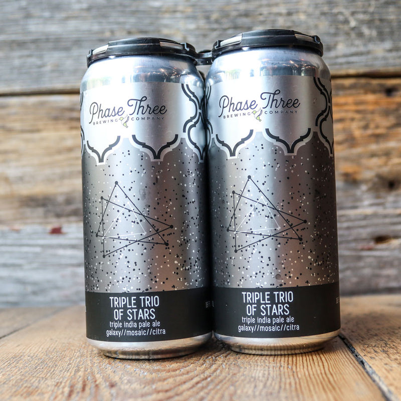 Phase Three Triple Trio Of Stars TIPA 16 FL. OZ. 4PK Cans