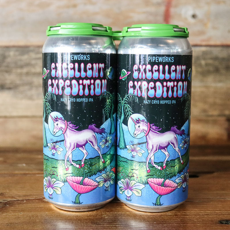 Pipeworks Excellent Expedition Hazy Cryo Hopped IPA 16 FL. OZ. 4PK Cans