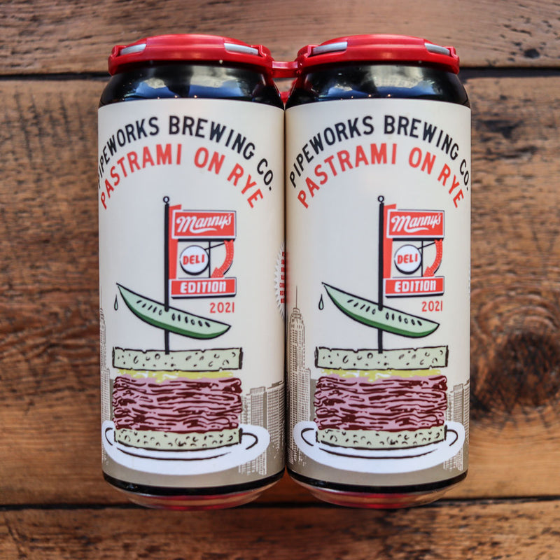 Pipeworks Pastrami On Rye Ale 16 FL. OZ. 4PK Cans