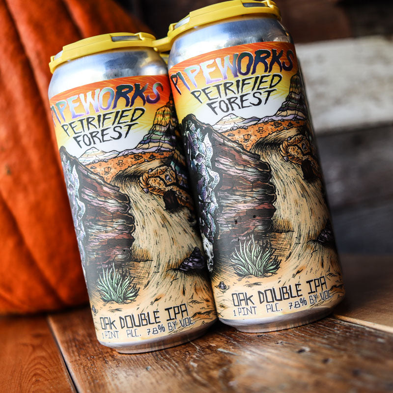 Pipeworks Petrified Forest Oak DIPA 16 FL. OZ. 4PK Cans