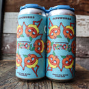 Pipeworks Synchronized Peach Hazy IPA with Peaches 16 FL. OZ. 4PK Cans
