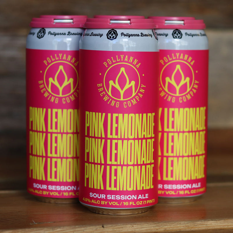 Pollyanna Pink Lemonade Sour Session Ale 16 FL. OZ. 4PK Cans