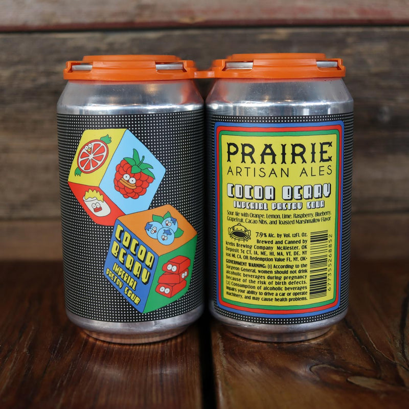 Prairie Cocoa Berry Imperial Pastry Sour Ale 12 FL. OZ. 4PK Cans