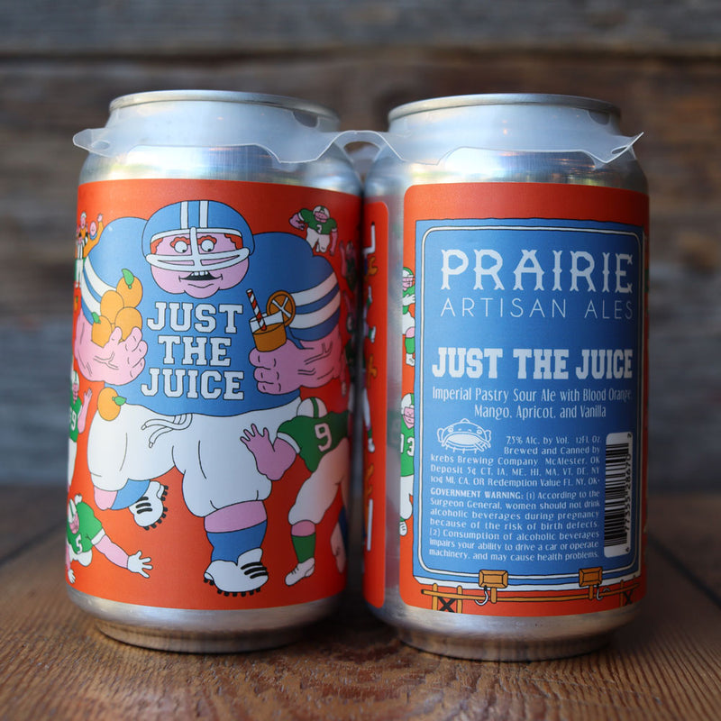 Prairie Just The Juice Imperial Pastry Sour 12 FL. OZ. 4PK Cans