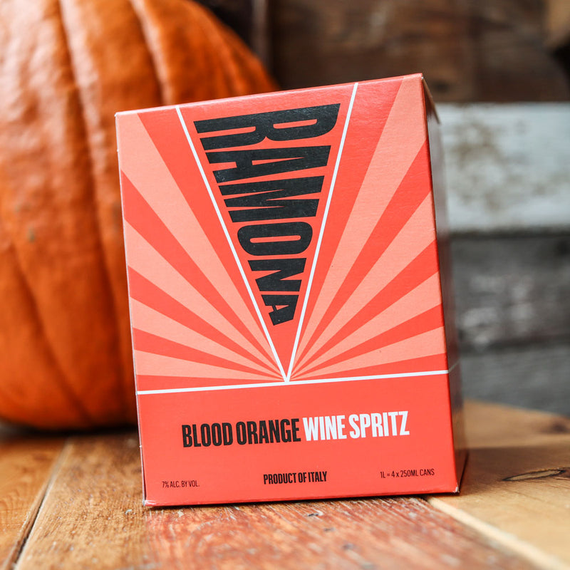 Ramona Blood Orange Spritz Italy 250ml 4PK Cans