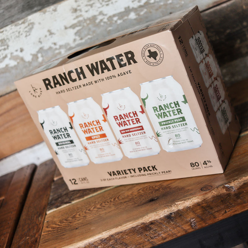 Lone River Ranch Water Hard Seltzer Variety Pack 12 FL. OZ. 12PK Cans