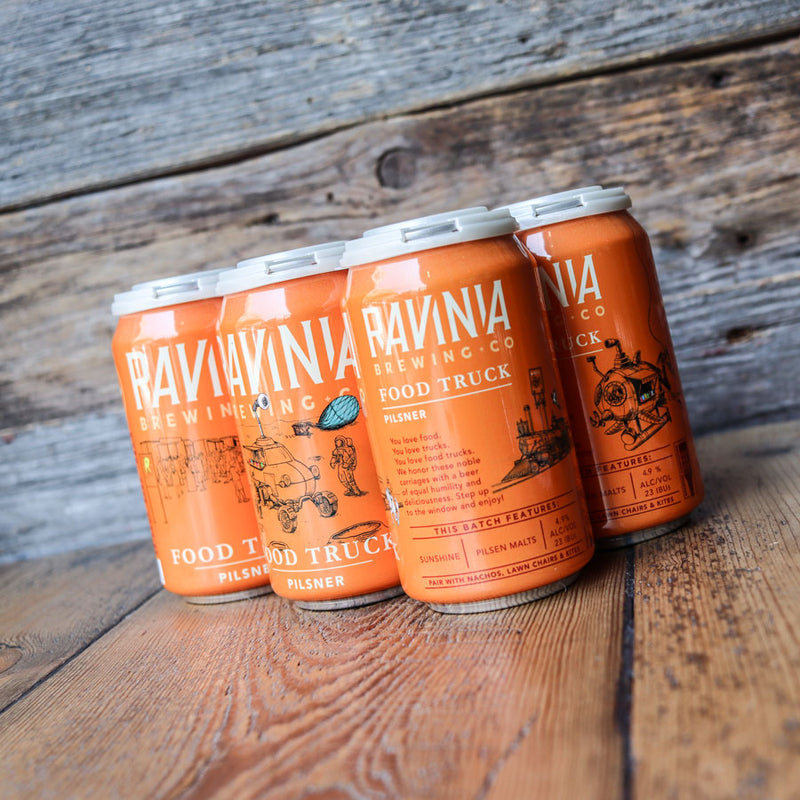 Ravinia Food Truck Pilsner 12 FL. OZ. 6PK Cans