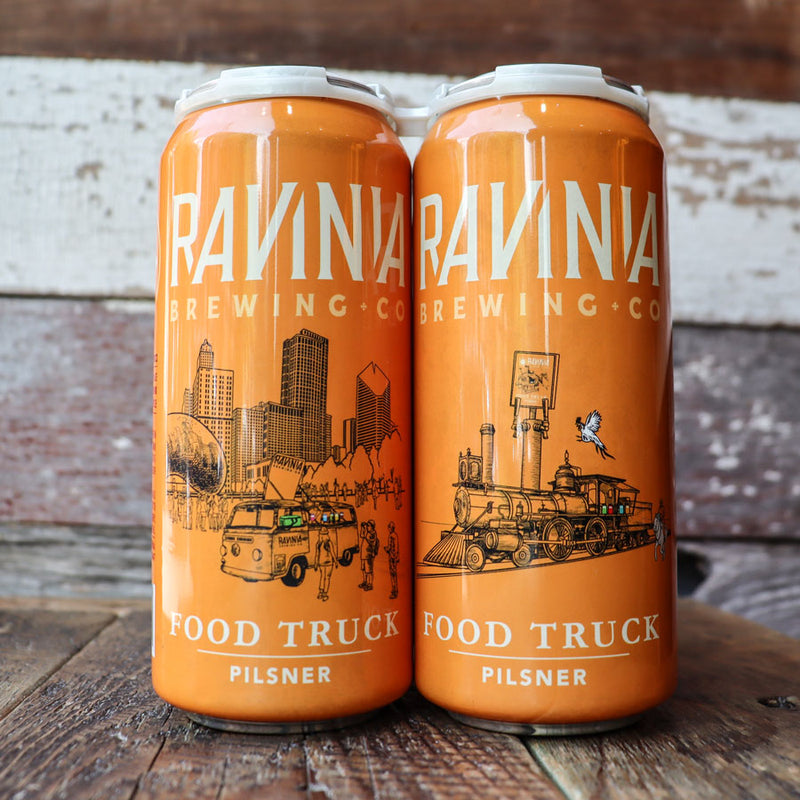 Ravinia Food Truck Pilsner 16 FL. OZ. 4PK Cans