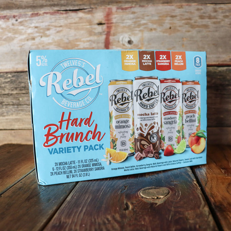 Twelve5 Rebel Hard Brunch Variety Pack 11 FL. OZ. 8PK Cans