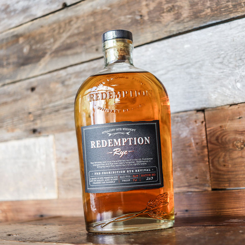 Redemption Rye Whiskey 750ml.